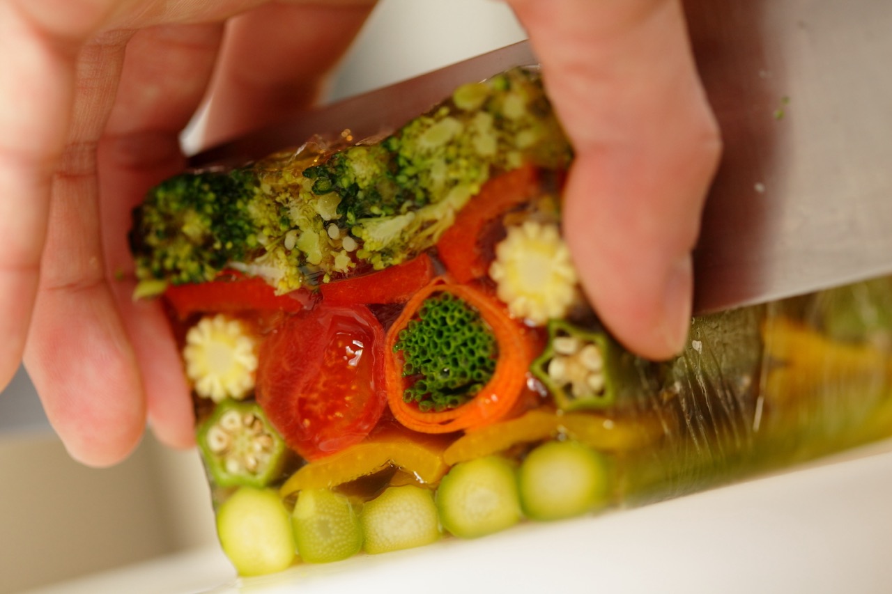 詳細描写：テリーヌ断面