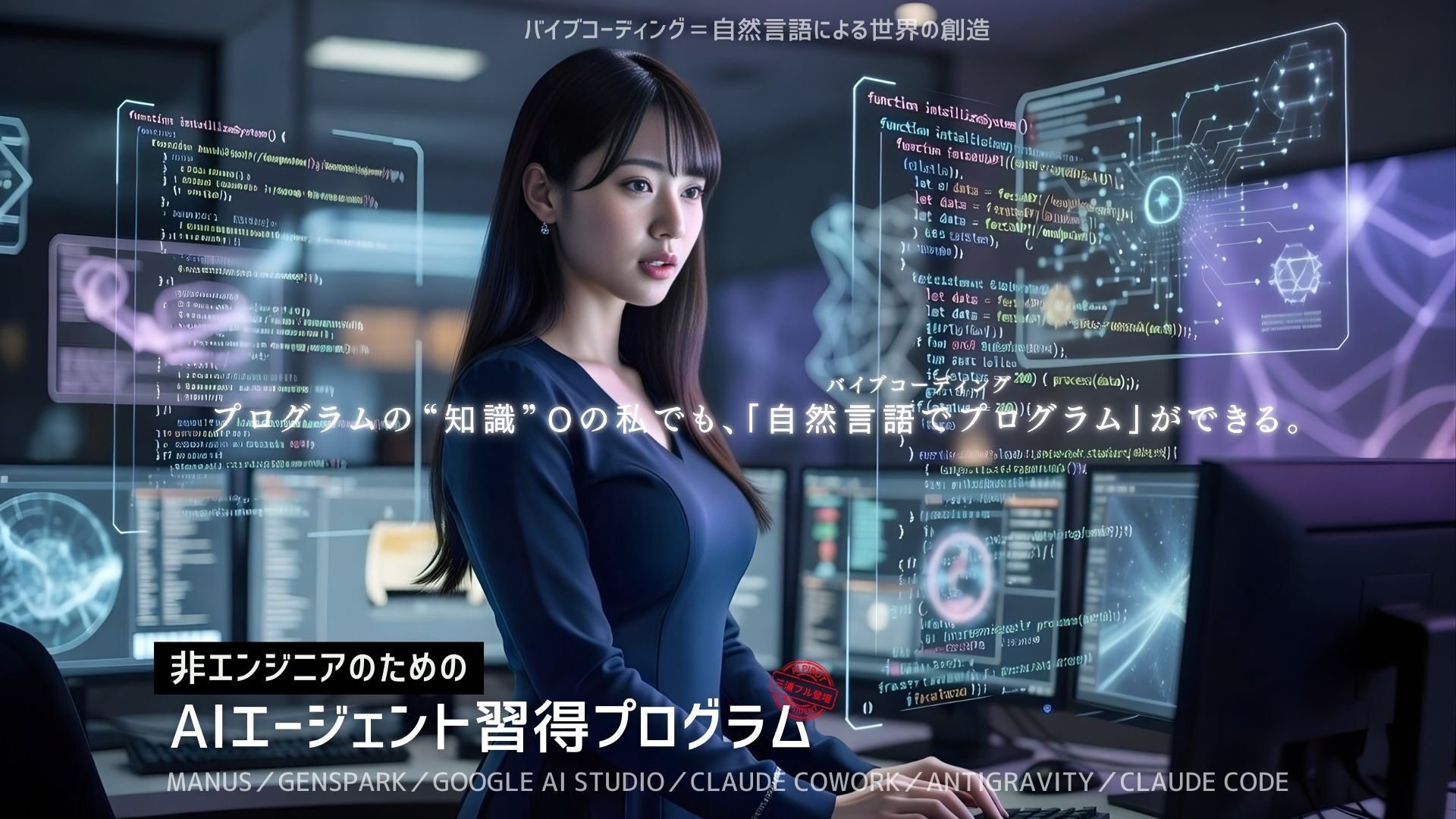 プログラムの知識0の私でも、自然言語でプログラムができる