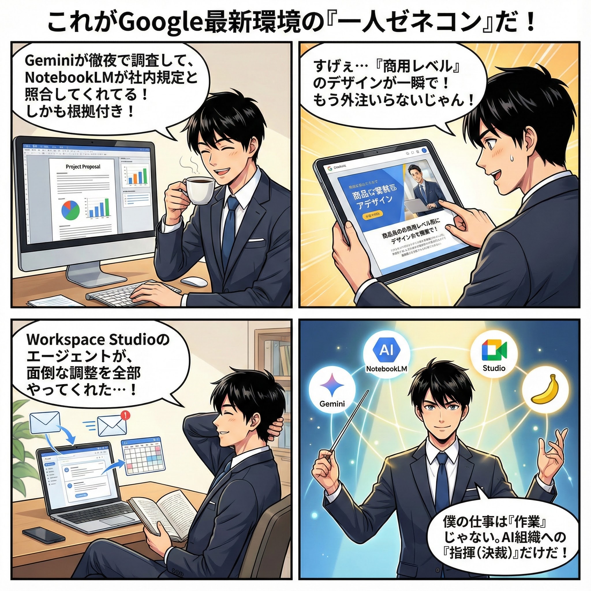マンガ3ページ目：未来の提示