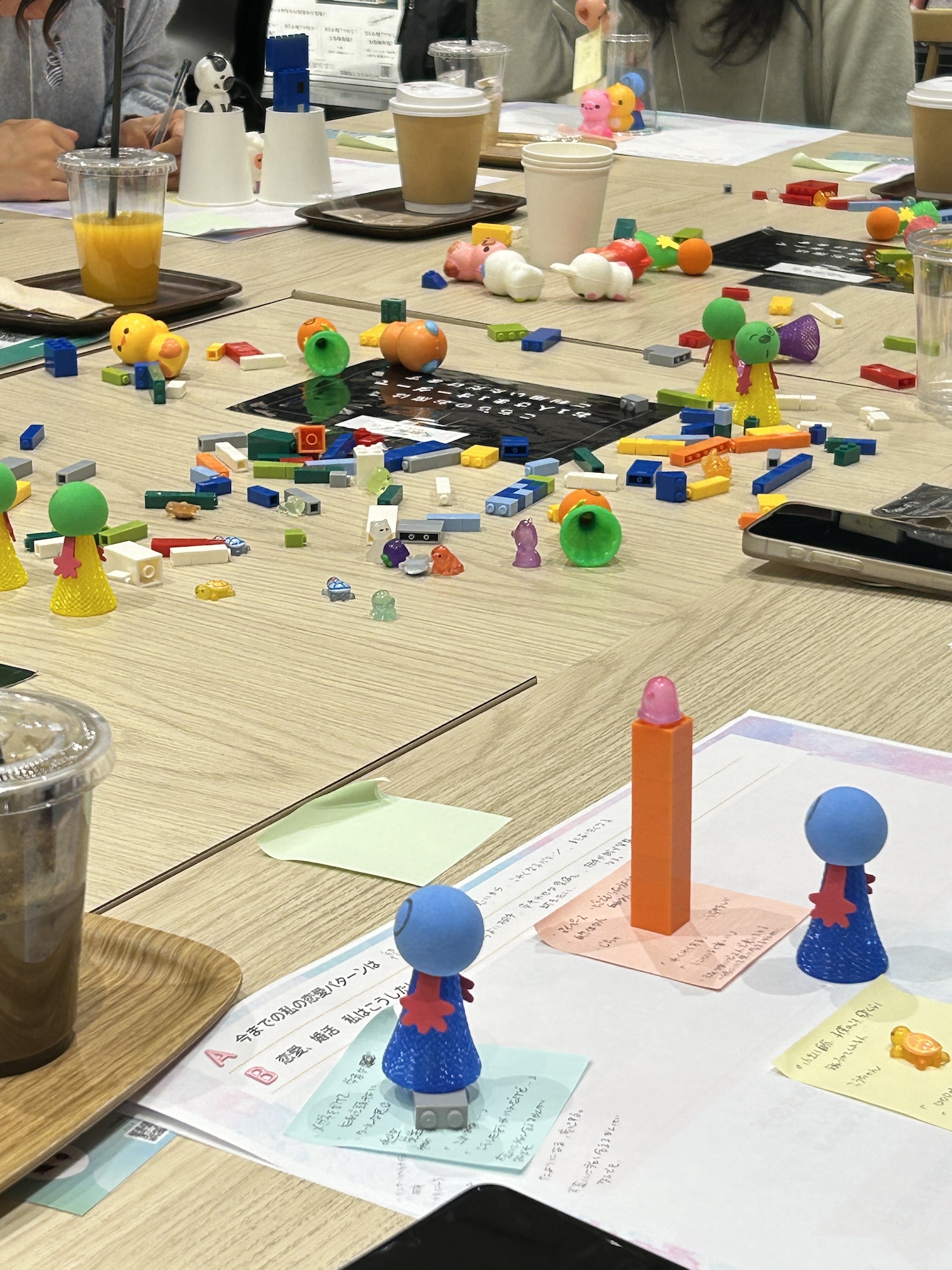 インナーキャラクターゲームのワーク風景