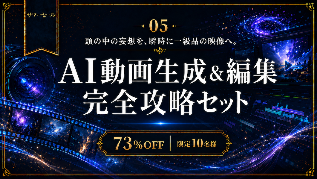 AI動画生成＆編集 完全攻略セット